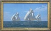 eastern yacht club annual cruise defender merlin framed