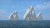 eastern yacht club annual cruise defender merlin unframed