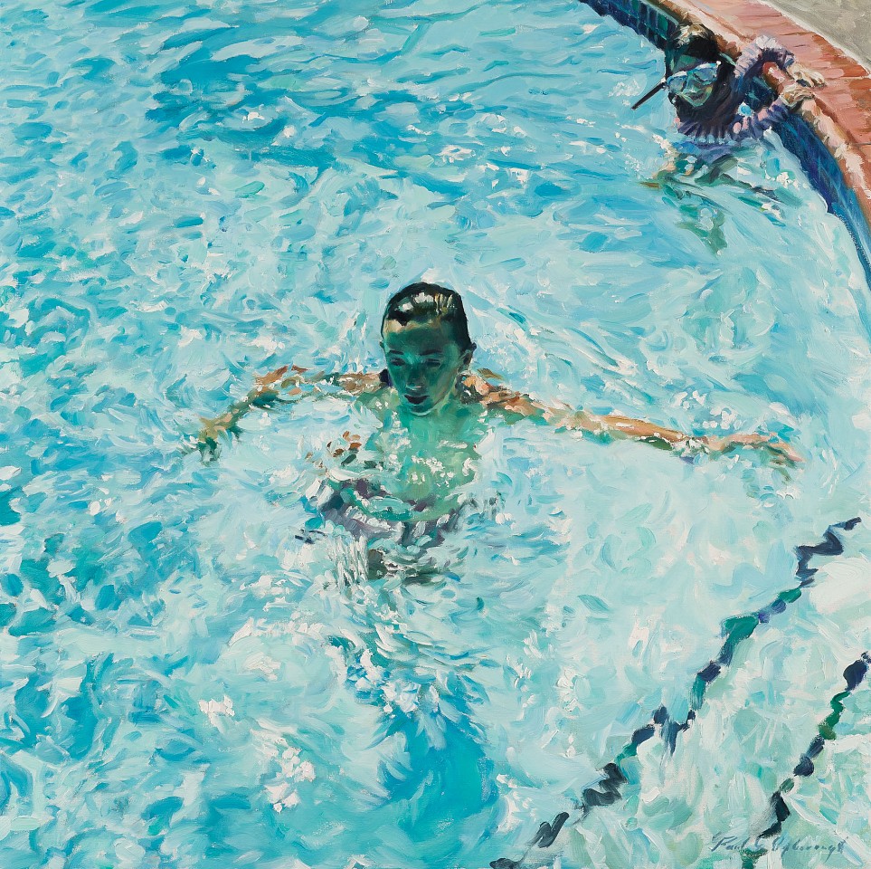 Paul G. Oxborough, In the Pool, 2025
oil on linen, 28 x 28 in. (71.1 x 71.1 cm)
PO250311