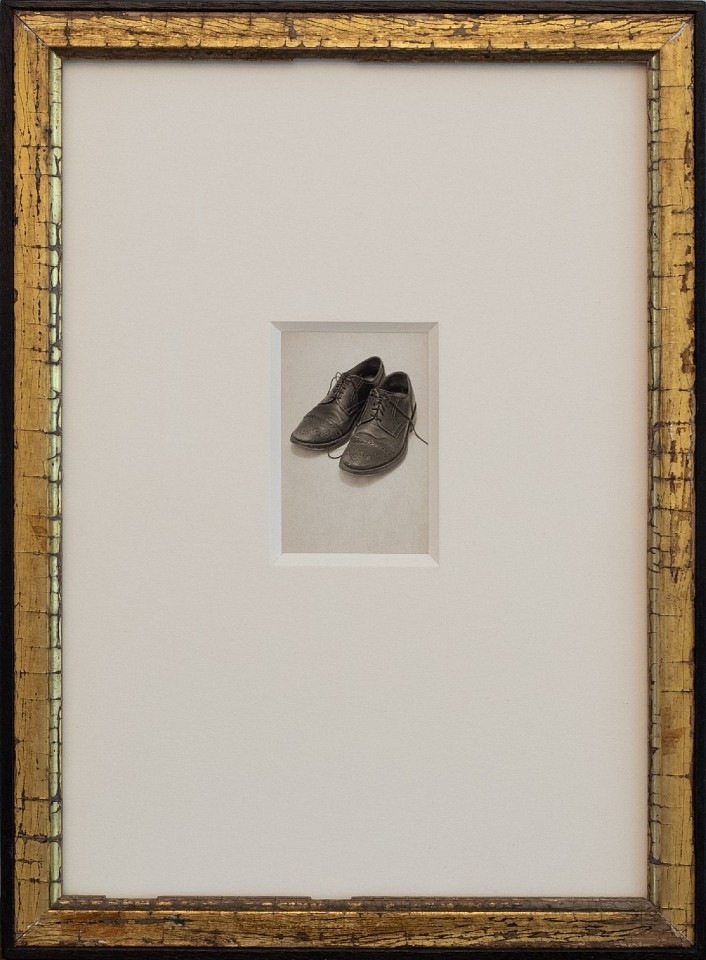 Jefferson Hayman, My Wingtips, 2025
Varnished pigment print paired with a vintage gilded frame, 10 x 7 1/2 in. (25.4 x 19.1 cm)
JH250416