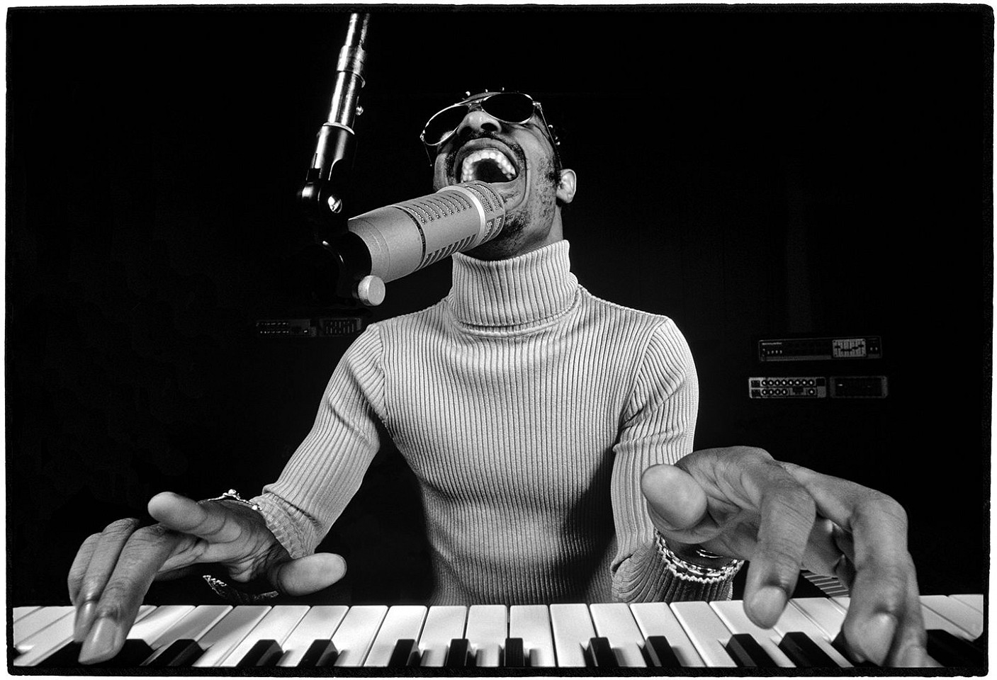 Al Satterwhite, Stevie Wonder, Ed. 5/15, 1974
Platinum print, 20 x 24 in. (50.8 x 61 cm)
AS241101