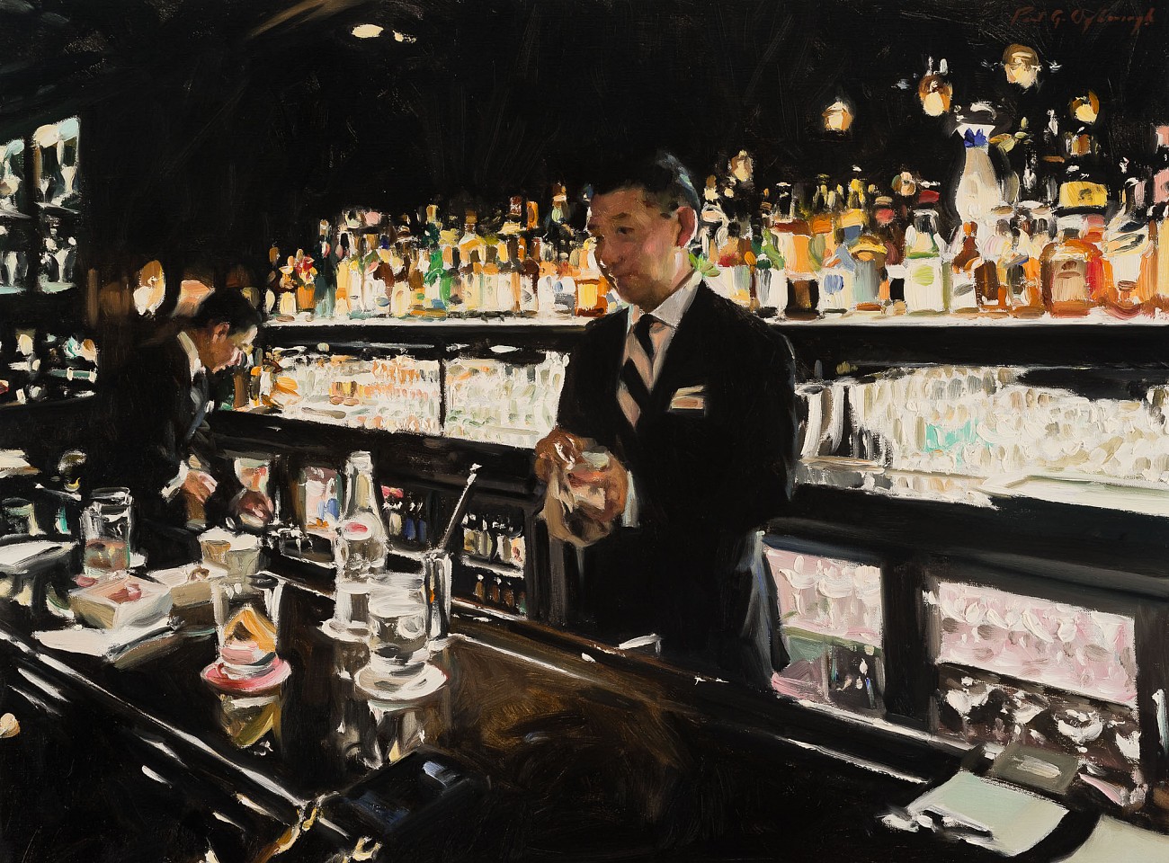 Paul G. Oxborough, Palace Bar, 2025
oil on linen, 21 x 28 in. (53.3 x 71.1 cm)
PO250315