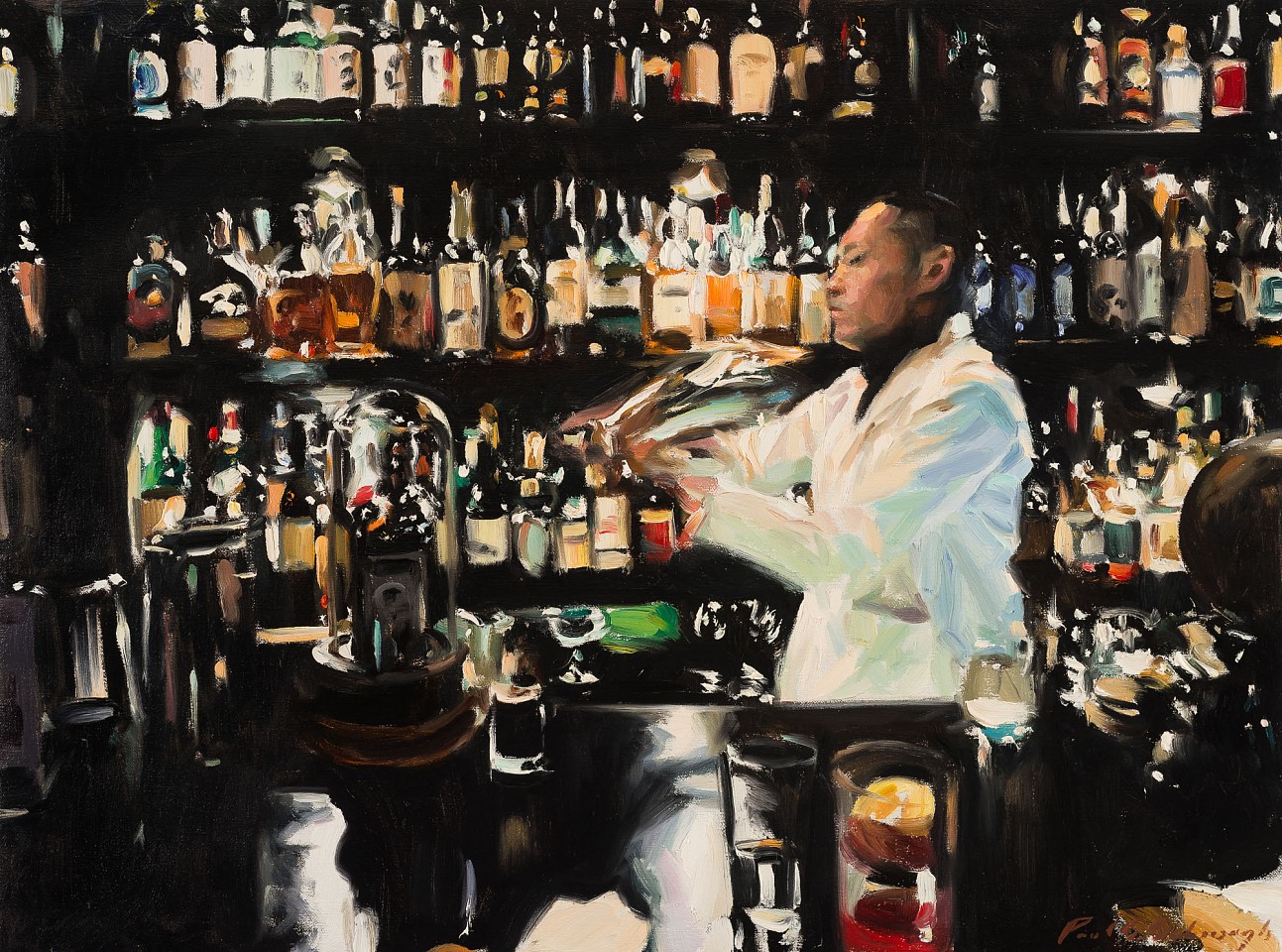 Paul G. Oxborough, Shaken, 2025
oil on linen, 18 x 24 in. (45.7 x 61 cm)
PO250317
