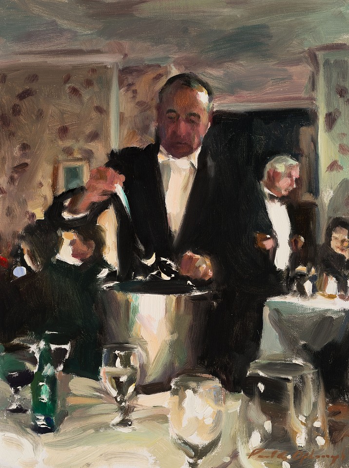 Paul G. Oxborough, Grappa, 2025
oil on linen panel, 12 x 9 in. (30.5 x 22.9 cm)
PO250328