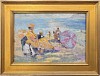 lady in yellow framed