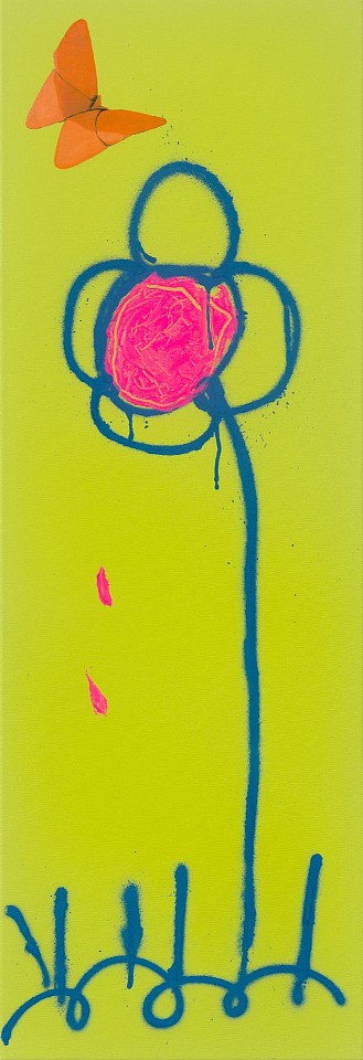 Adam S. Umbach, Fly Away (Yellow Green & Orange), 2025
oil and acrylic on canvas, 48 x 16 in. (121.9 x 40.6 cm)
AU250606