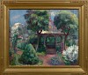 glackens garden at hartford framed web