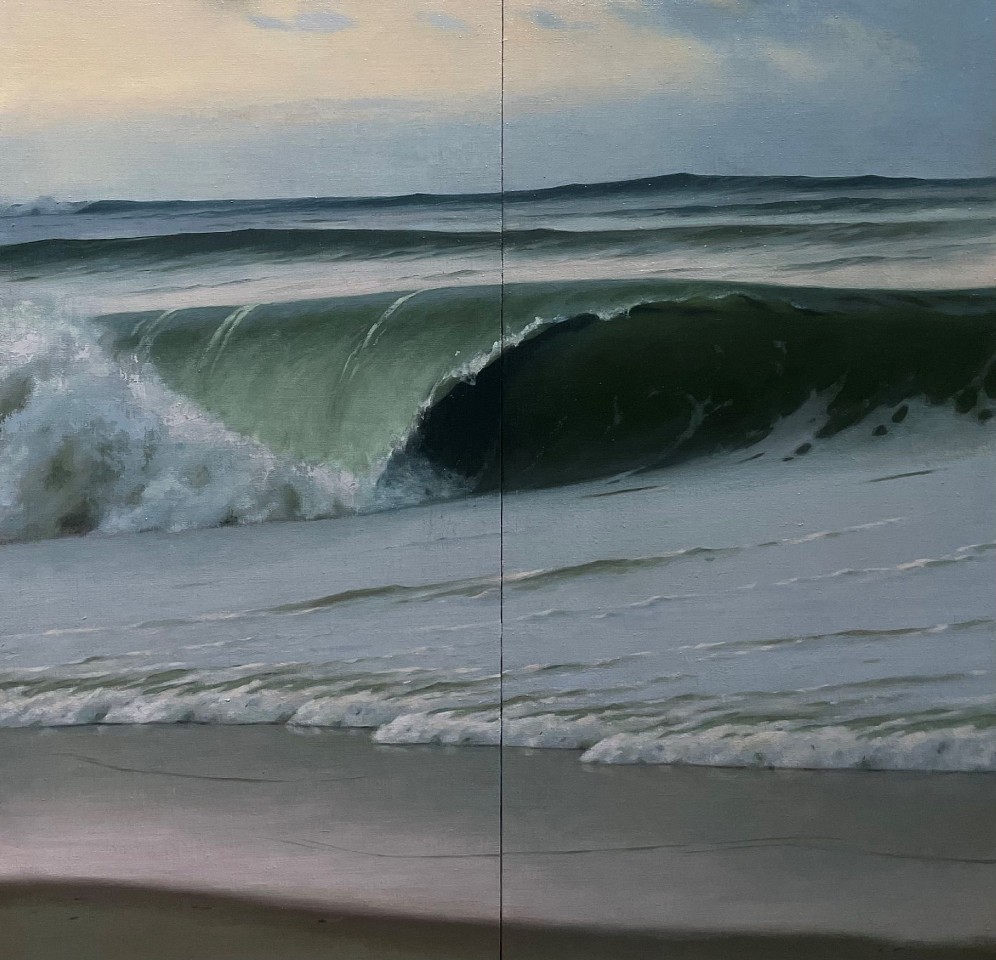 Edward Minoff, Groundswell at Sunrise, 2025
oil on linen on panel, 36 x 36 in. (91.4 x 91.4 cm)
EM250601