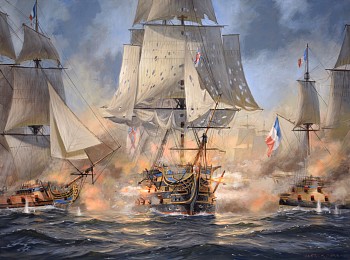 Work: Patrick O&#039;Brien Breaking the Line, Victory at Trafalgar