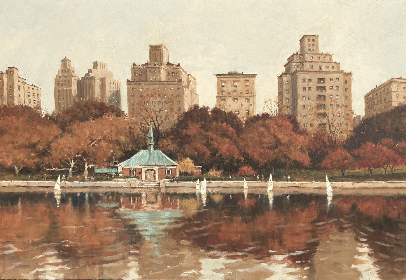 Nicholas Berger, Reflections, 2025
oil on panel, 16 1/2 x 24 in. (41.9 x 61 cm)
NB250903