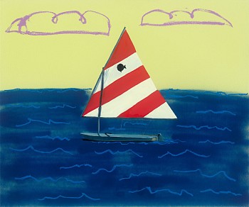 Adam S. Umbach -&nbsp;Adam S. Umbach Sail Fishie (Red and White)