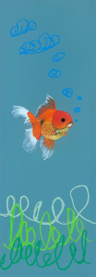 Adam S. Umbach, Goldie (Grey Day), 2026
oil and acrylic on panel, 48 x 17 in. (121.9 x 43.2 cm)
AU260204