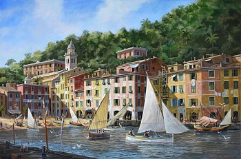Work:&nbsp;Patrick O'Brien Portofino in the 1800s
