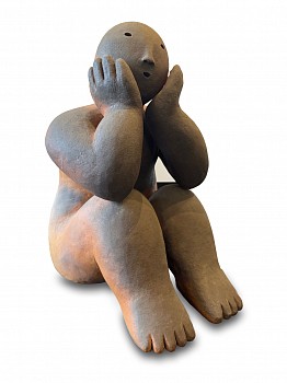Joy Brown -&nbsp;Joy Brown Sitter with Head in Hands