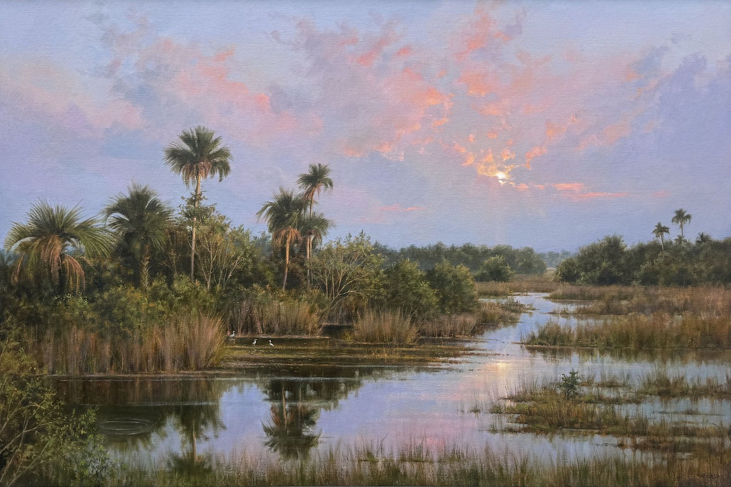 Frank Corso, Evening's Calm, 2026
oil on canvas, 40 x 60 in. (101.6 x 152.4 cm)
FC260301