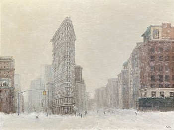 Marla Korr -&nbsp;Marla Korr Flatiron After Big Snow