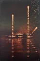 Stephen Hannock, Incendiary Nocturne; Bridge Launch
2015, polished mixed media on canvas
