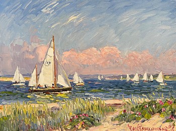 Jan Pawlowski -&nbsp;Jan Pawlowski Beach Roses and Sailing
