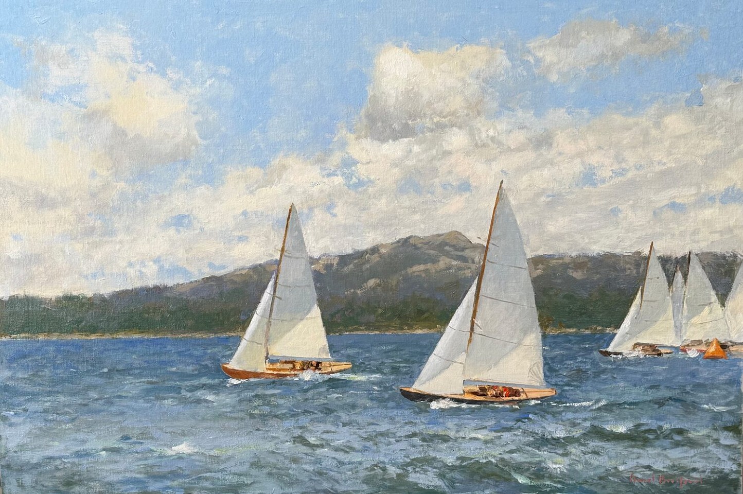 David Bareford, Racing On Sommes Sound, 2026
oil on canvas, 24 x 36 in. (61 x 91.4 cm)
DB260401_ASMA
