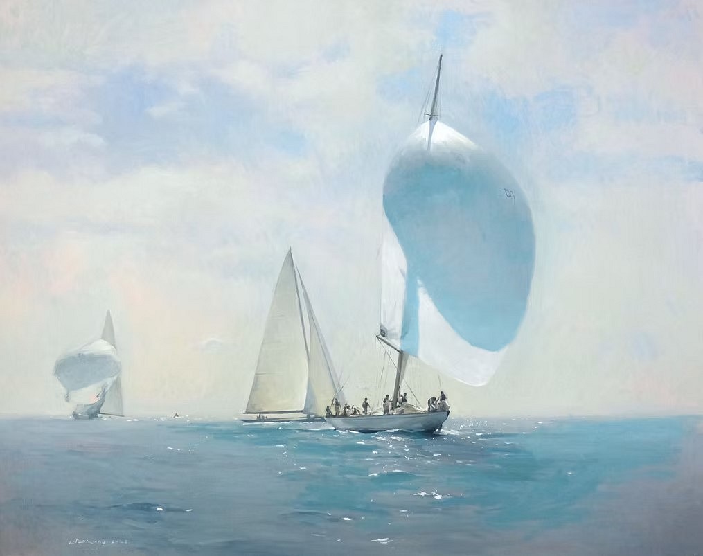 Luc Bernay, Seven Seas of Porto, 2026
oil on canvas, 35 x 43 in. (88.9 x 109.2 cm)
LB260501_ASMA