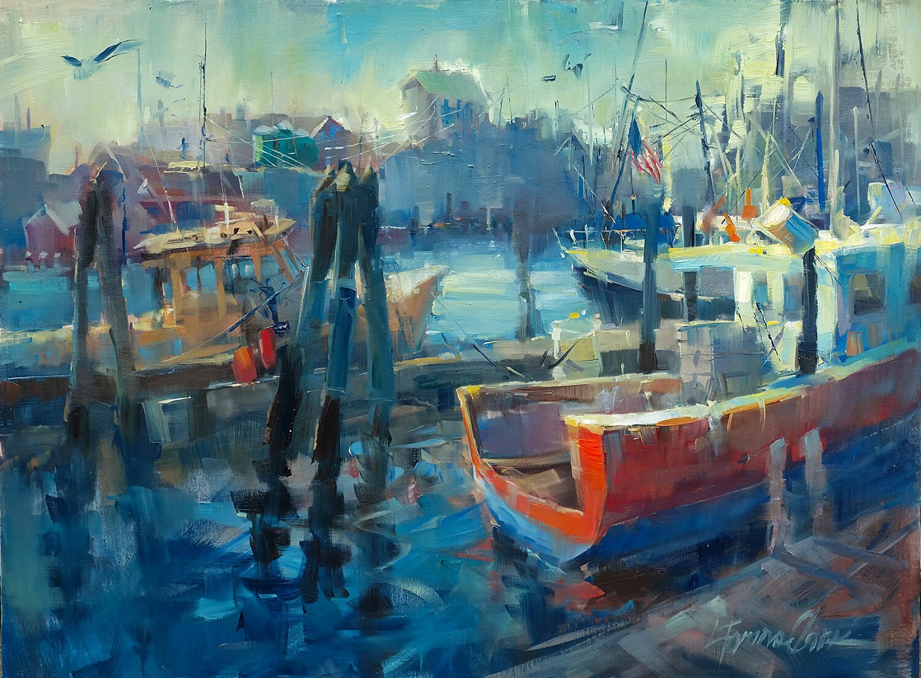 Lyudmila Tomova Clark, Morning Harbor Light, 2025
oil on board, 18 x 24 in. (45.7 x 61 cm)
LC260401_ASMA