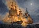 Patrick O'Brien, Defending the Republic: USS Constellation vs La Vengeance - The Quasi War, 1800
2026, oil on canvas