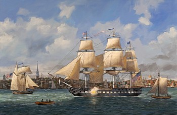 Patrick O'Brien -&nbsp;Patrick O'Brien USS Constitution at Boston, 1797