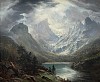 dream lake storm in the rockies unframed