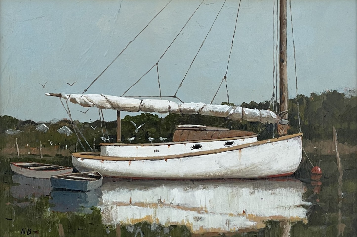 Nicholas Berger, Spindrift, 2026
oil on panel, 8 1/2 x 12 1/2 in. (21.6 x 31.8 cm)
NB260505