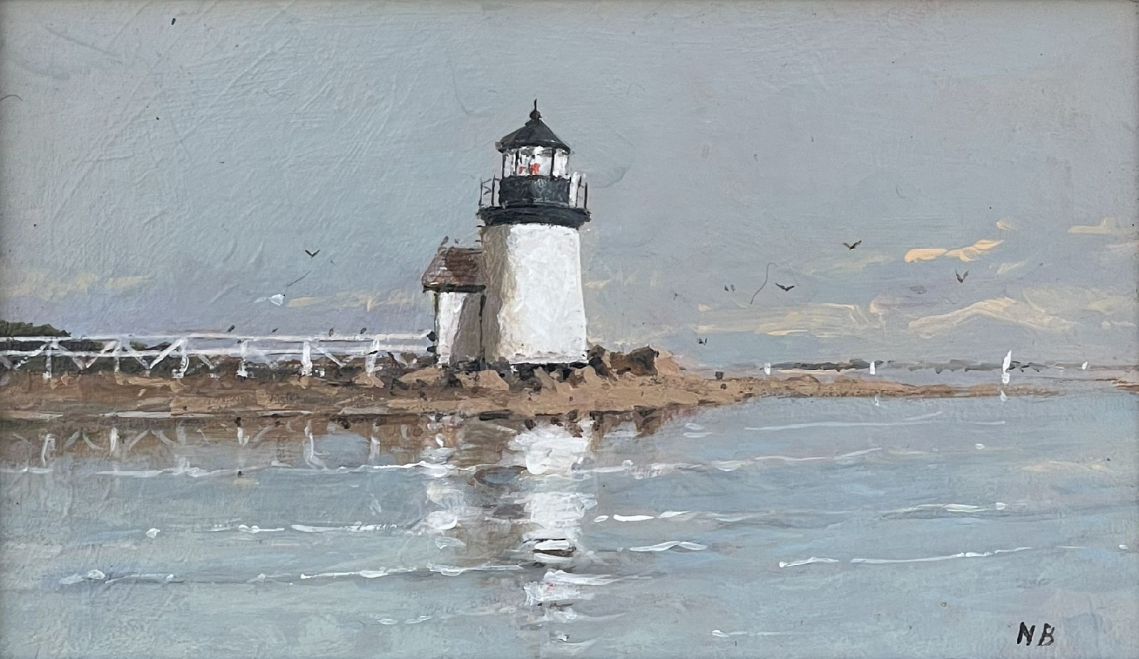 Nicholas Berger, Study for ""In Reflection"", 2026
oil on panel, 5 x 8 1/2 in. (12.7 x 21.6 cm)
NB260503