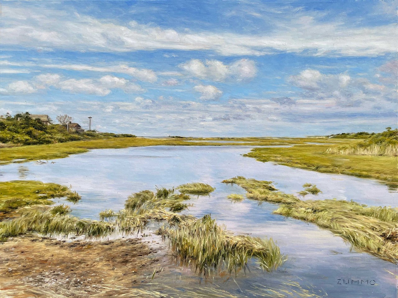 Lori Zummo, Polpis Road Marshes, 2026
oil on panel, 9 x 12 in. (22.9 x 30.5 cm)
LZ260501