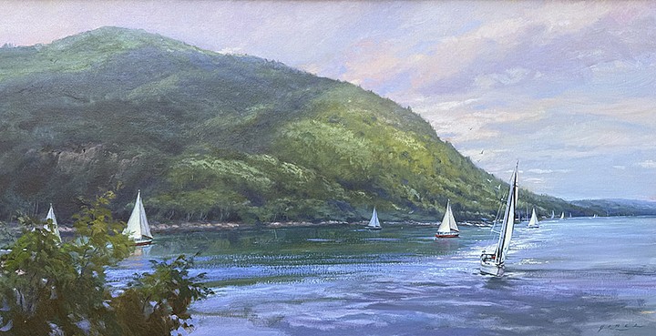Jackie Jones, Sailing on Somes Sound
oil on linen, 20 x 40 in. (50.8 x 101.6 cm)
JJ260702