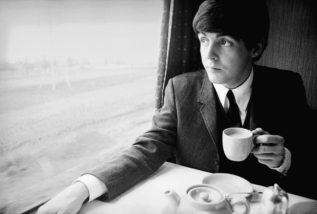 Harry Benson, Paul McCartney, Train Tea Cup, Edition of 35
archival pigment print
HB1204107