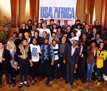 Harry Benson -&nbsp;Harry Benson USA for Africa, We Are The World recording session, Edition of 35