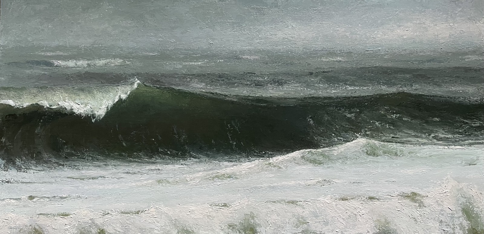 Edward Minoff, Leviathan No. 1, 2026
oil on linen on panel, 24 x 48 in. (61 x 121.9 cm)
EM261001